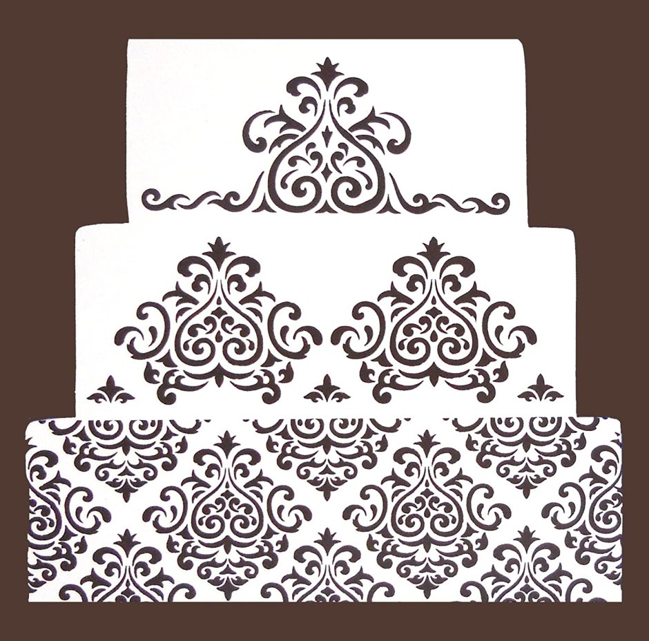 Украшение торта орнамент