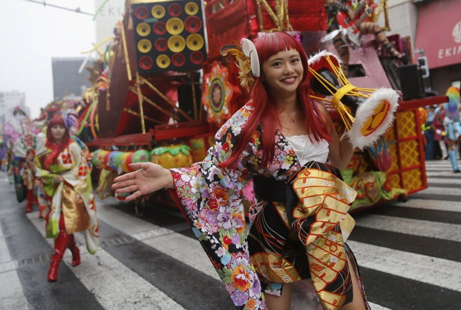 Япония Асакуса Самба карнавал