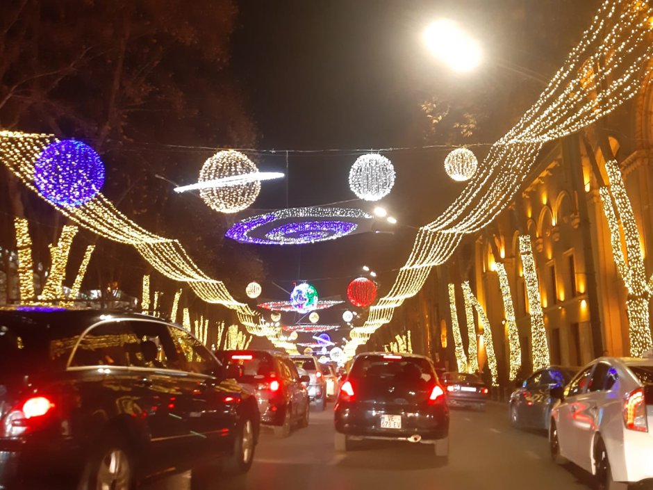 Новогодняя ночь в Тбилиси