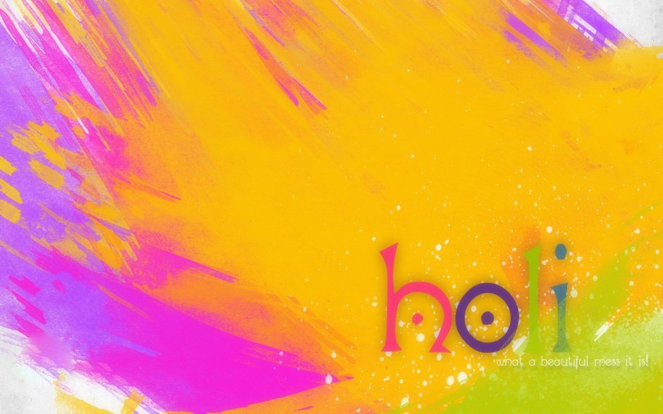 Фон Happy Holi