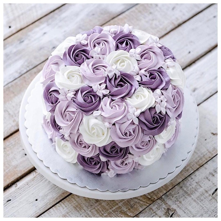 Бархатный торт фиолетовый