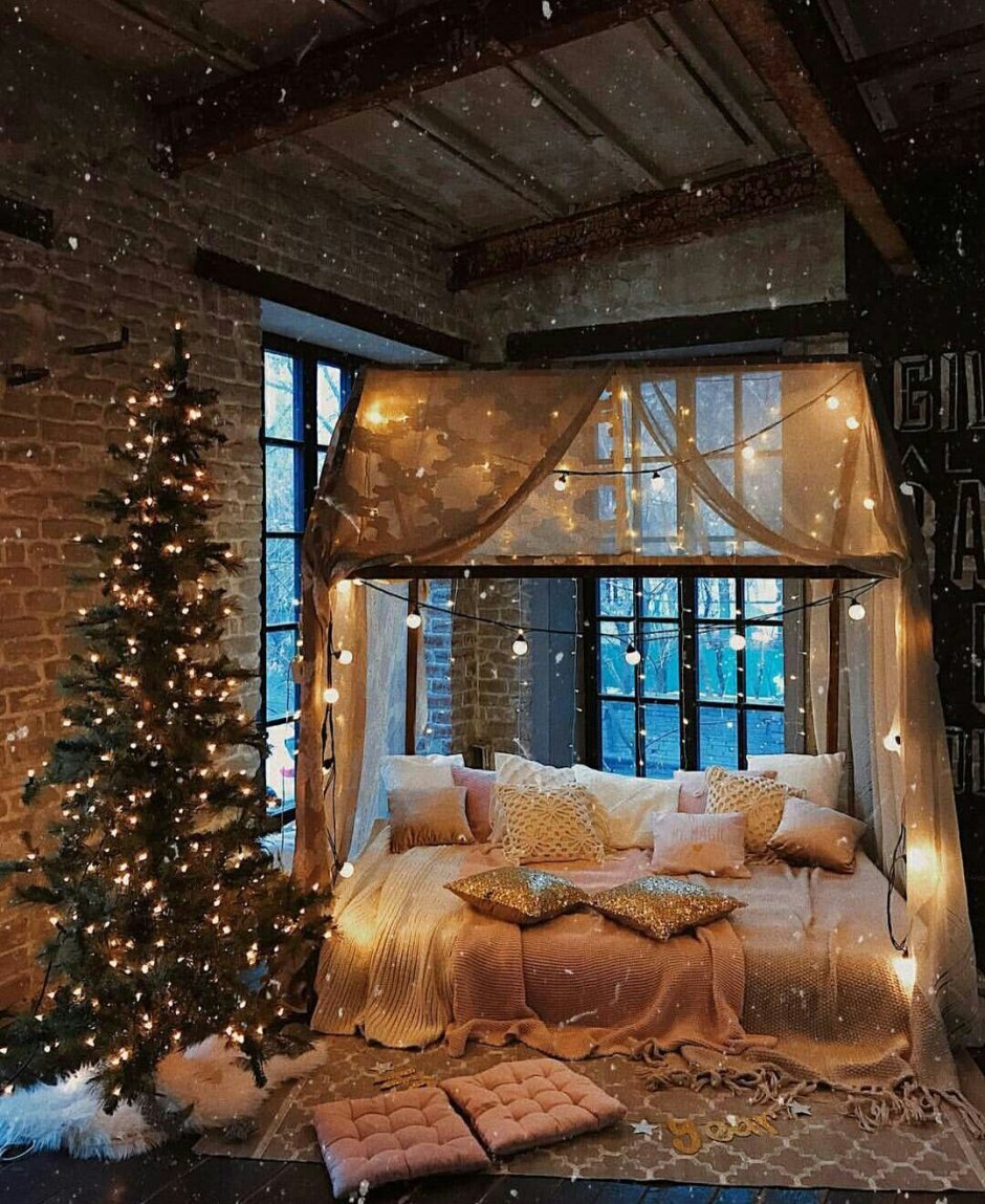 Уютный зимний дом
