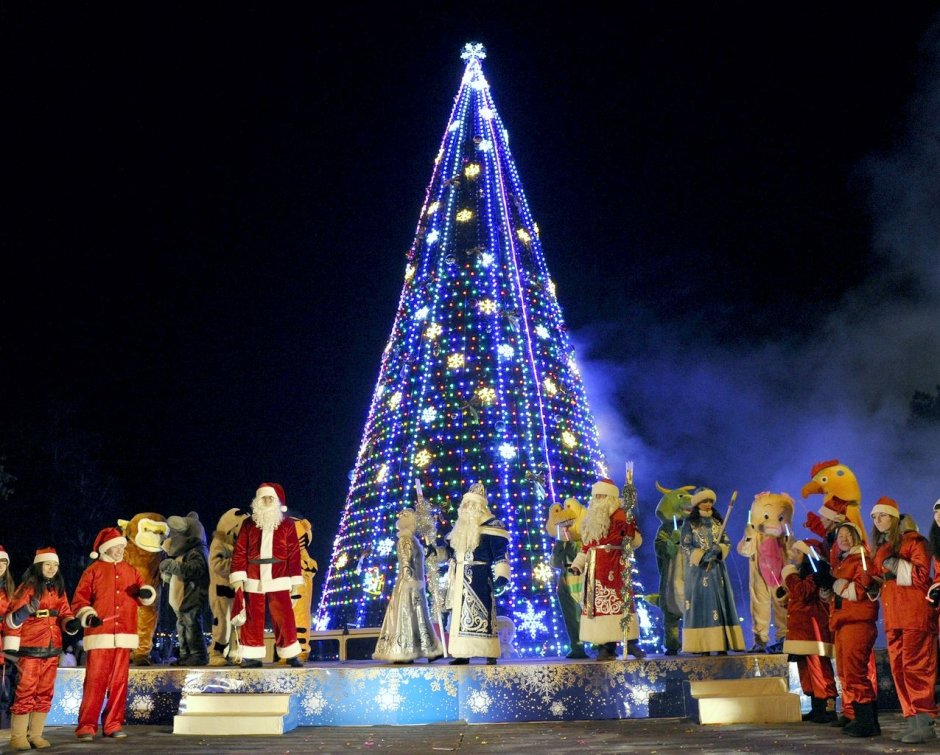 Казахская Новогодняя елка