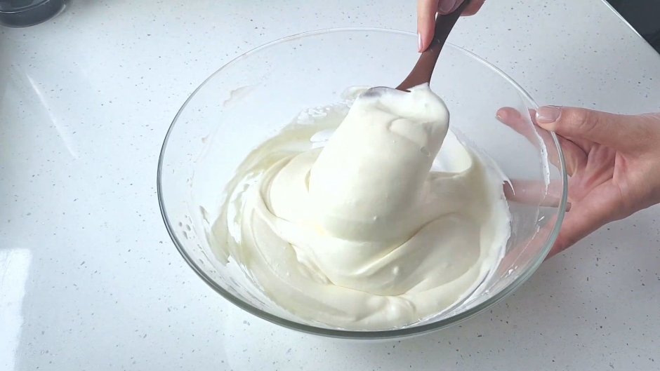 Крем пломбир для торта на сметане рецепт с фото пошагово