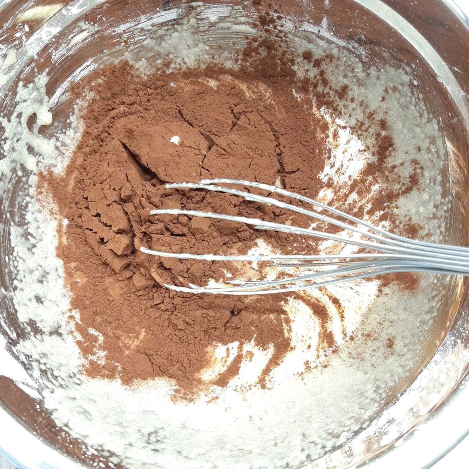 Шоколадный торт крем чиз с какао