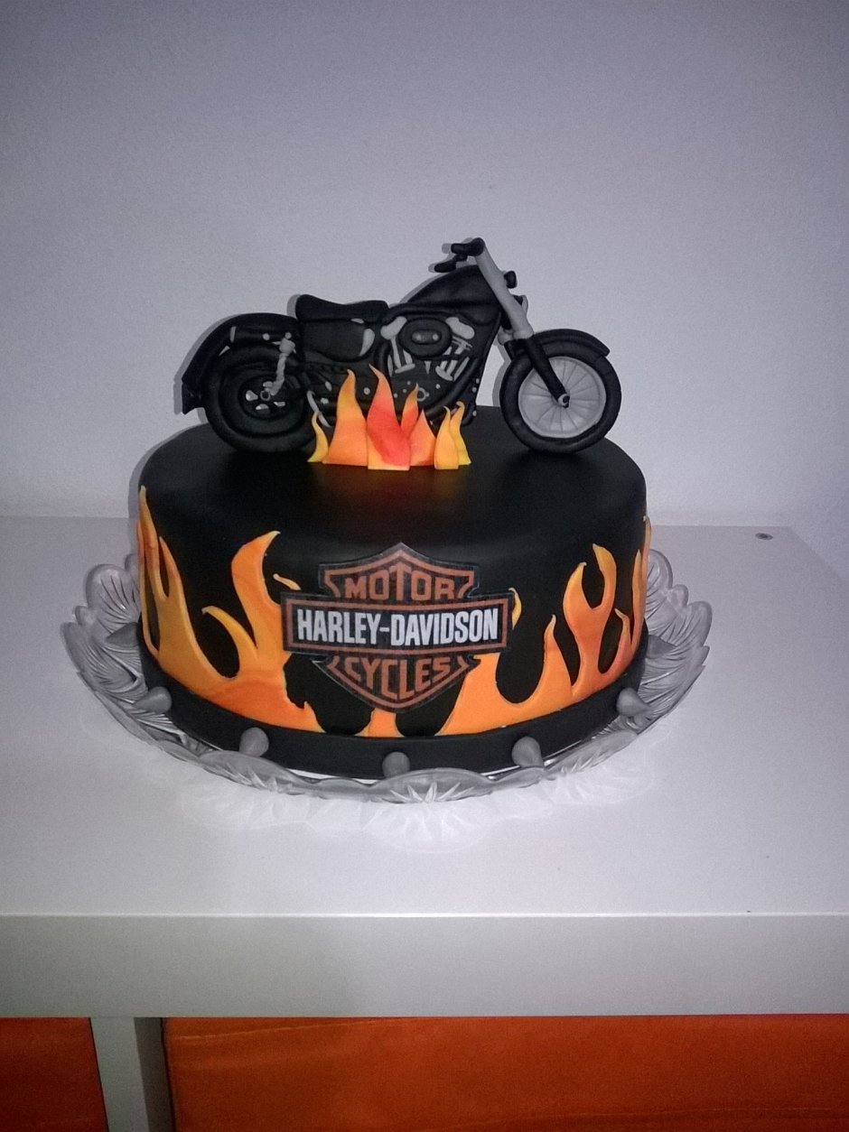 Торт Harley Davidson мотоцикл