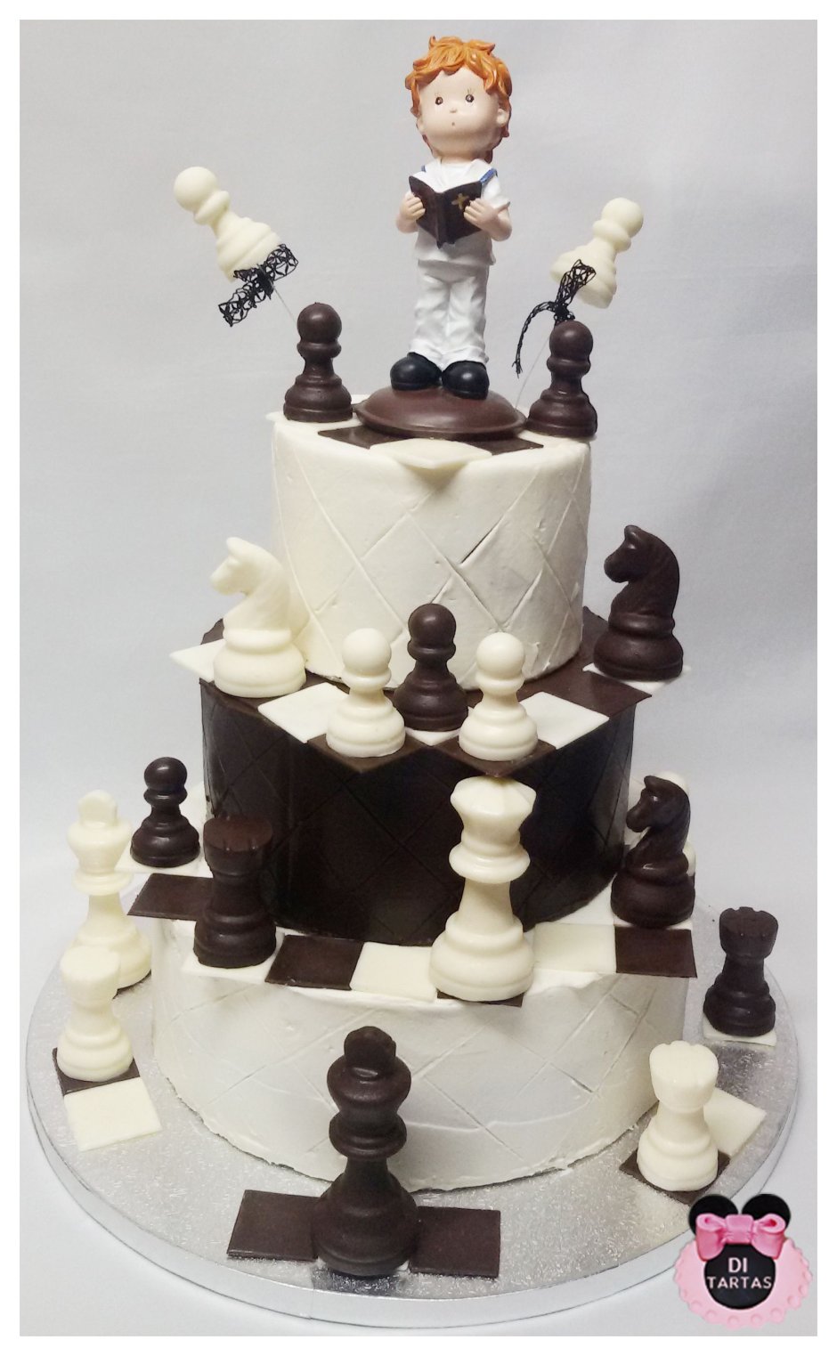 Торт шахматы Наполеон