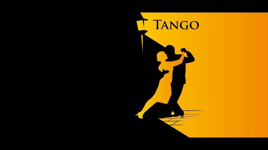Надпись танго