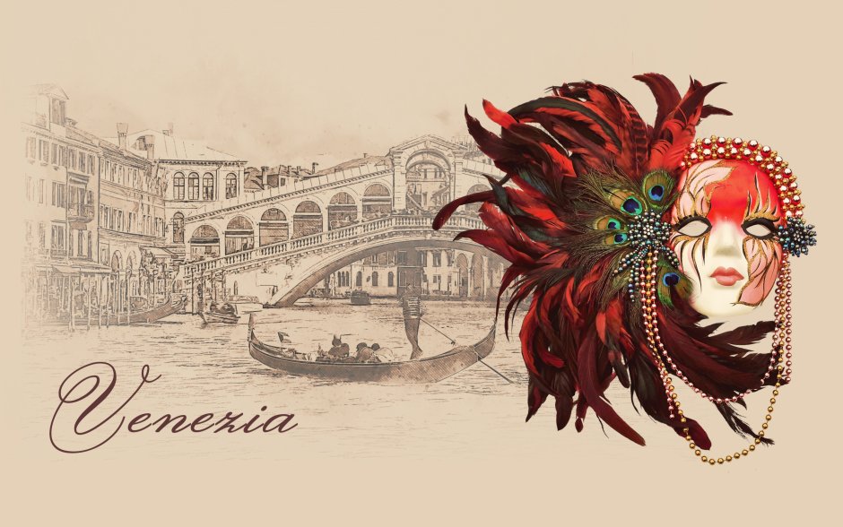Венецианский карнавал обои