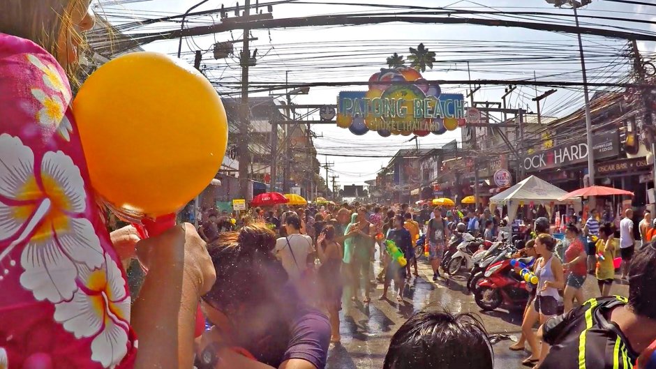Фестиваль Сонгкран в Тайланде