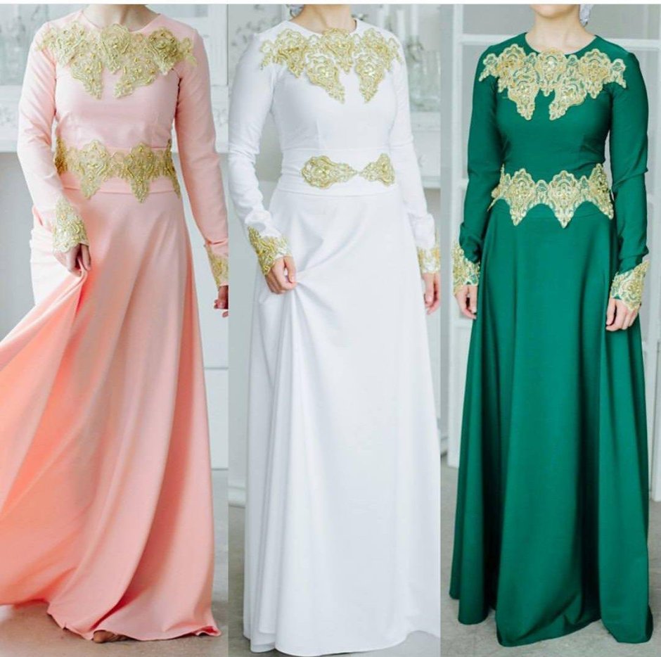 Татарские мусульманские платья