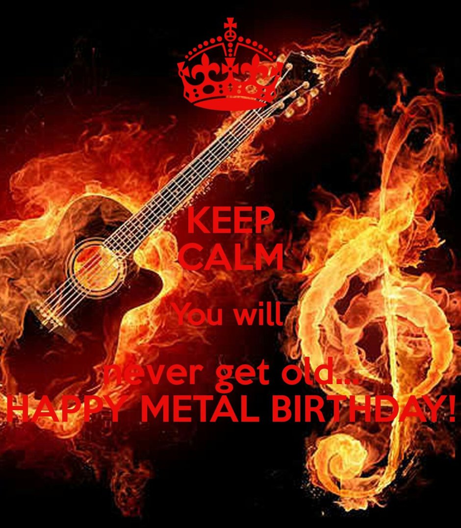 С днем рождения хеви метал