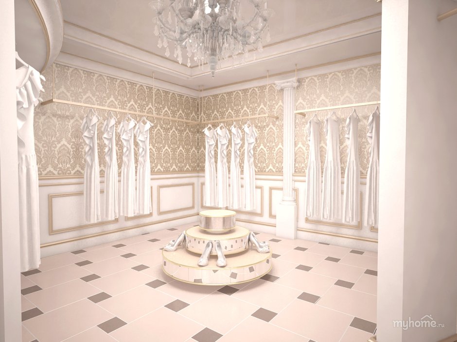 Дизайн проект свадебного салона