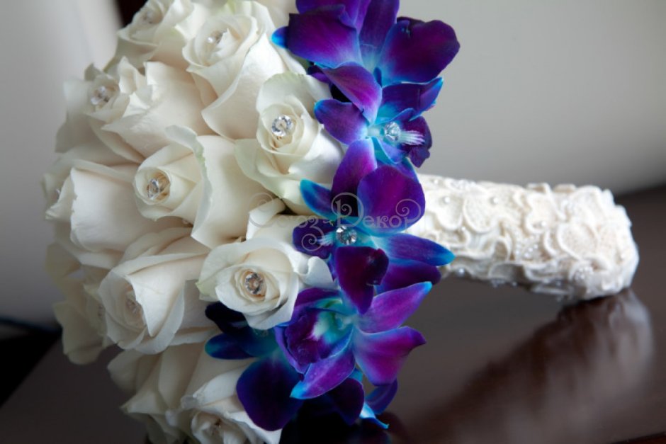 Дендробиум синий букет невесты