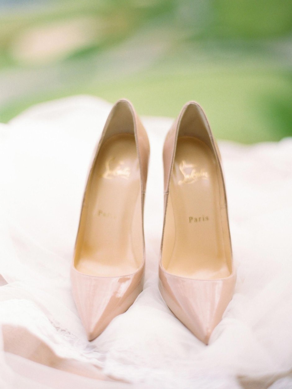 Туфли под свадебное платье айвори
