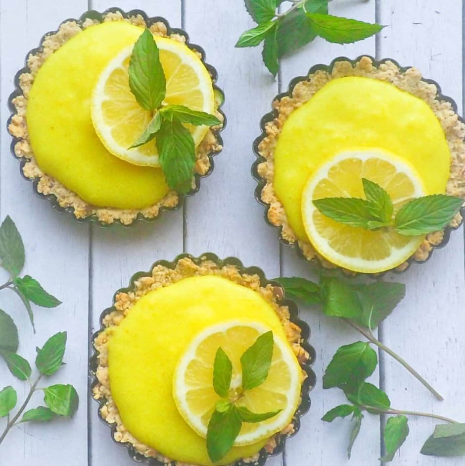 Тарт лимонный курд и меренга