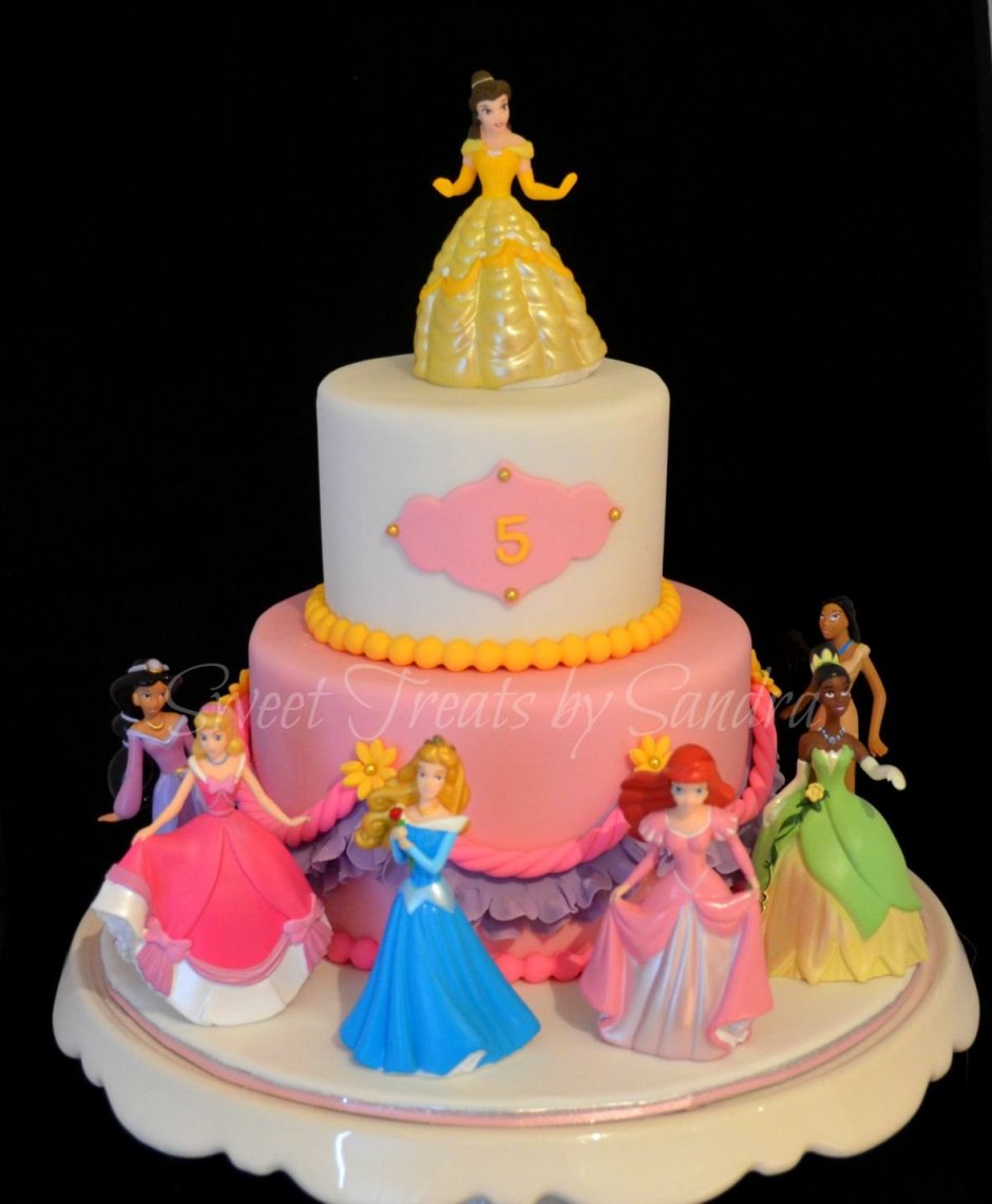 Красивый торт для принцессы
