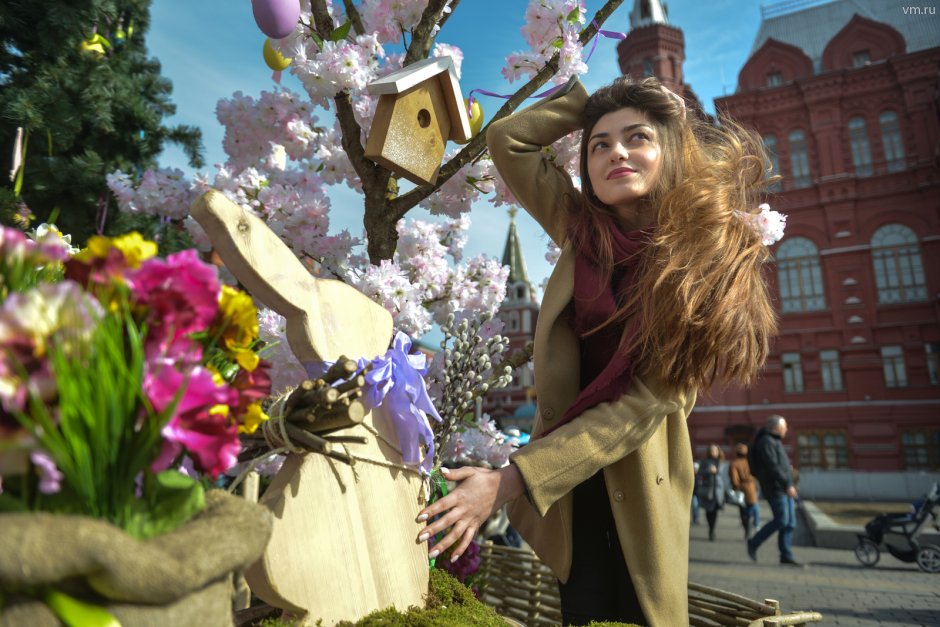 Москва красная площадь Весна