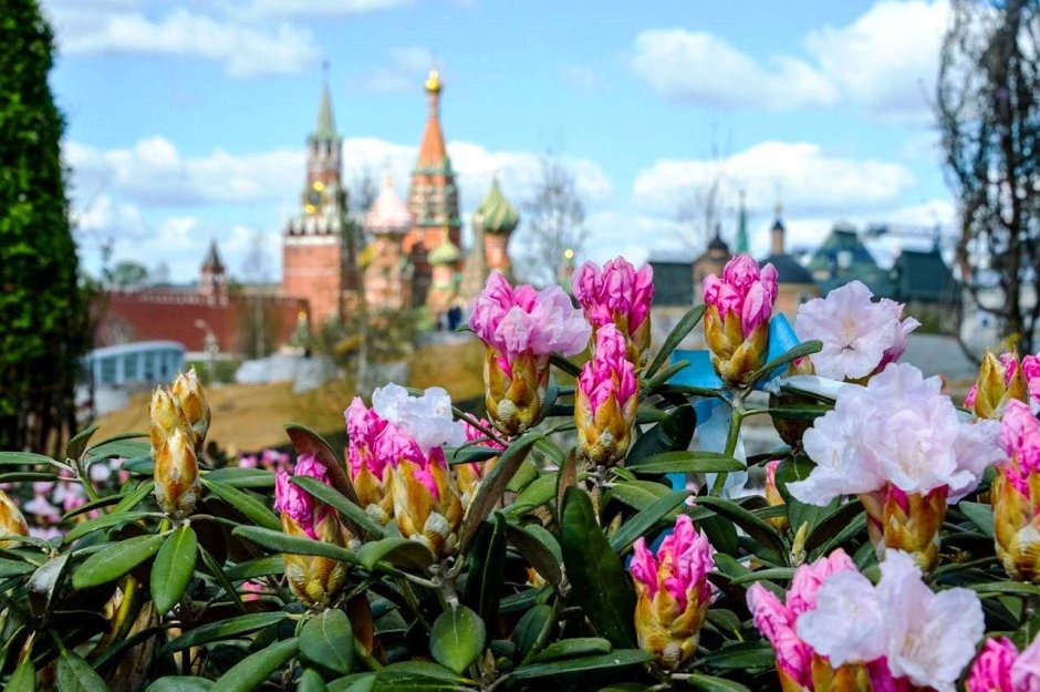 Апрель в Москве