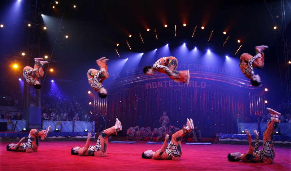 Цирковые шоу в Монте Карло