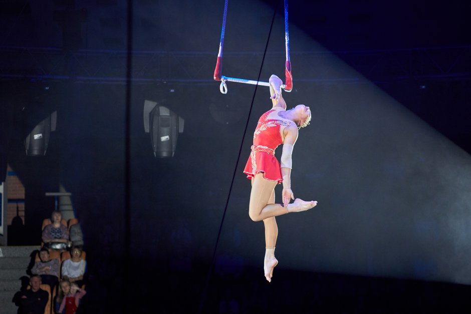 Воздушная гимнастка цирк Империал