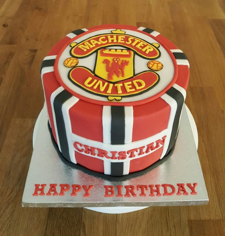 Футбольный торт Манчестер Юнайтед