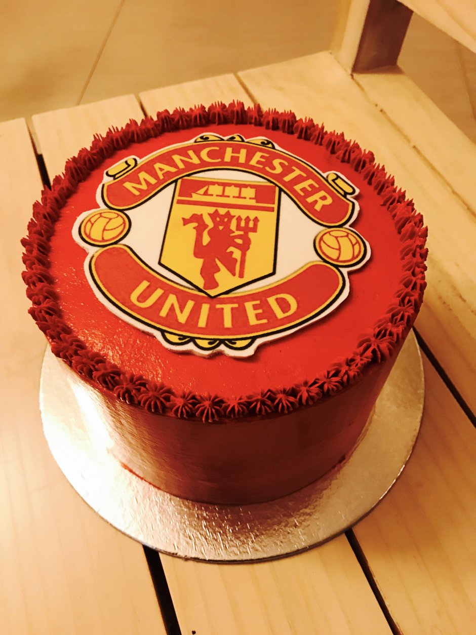 Торт Манчестер Юнайтед на день рождения мужу
