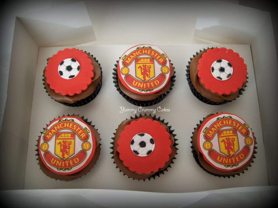 Шарф Манчестер Юнайтед на тортах