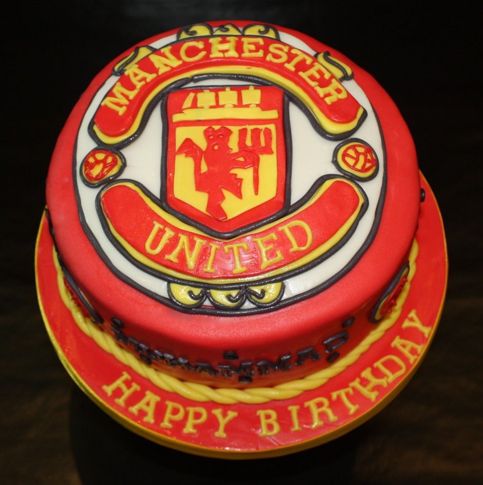 Торт для футболиста Манчестер Юнайтед