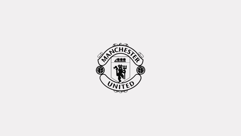 Манчестер Юнайтед черно белая эмблема