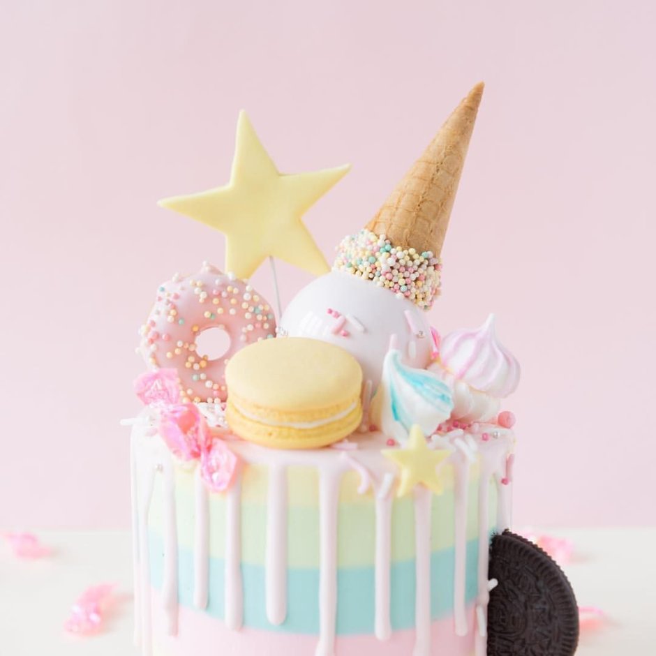 Торт мороженое на день рождения девочки