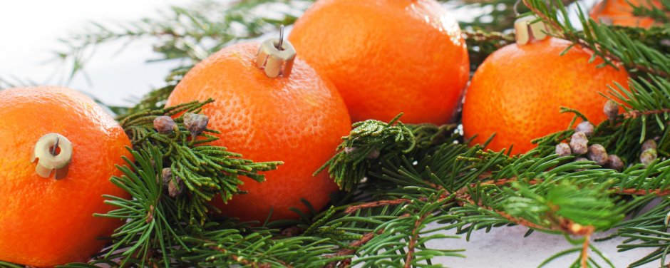 Апельсины на снегу