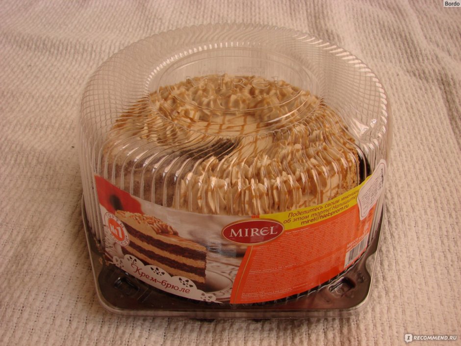 Торт "крем-брюле", 750 гр/Мирэль
