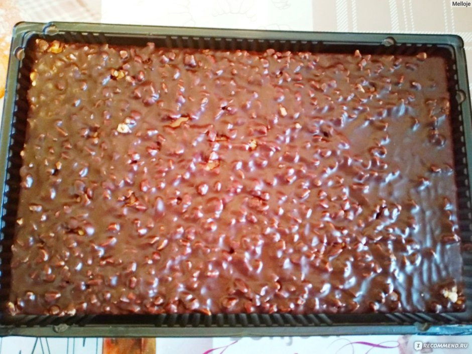 Вафельный торт шоколадница с арахисом