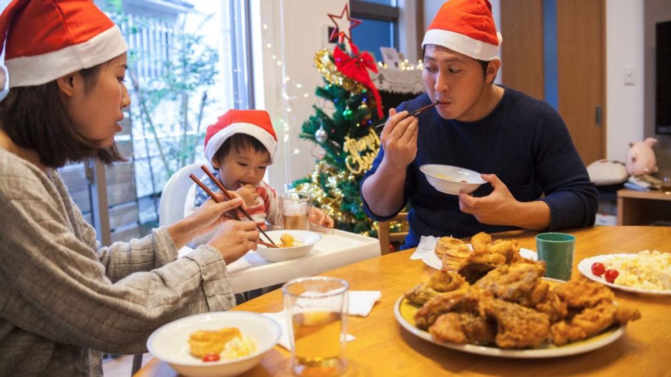 Рождественский ужин в Японии