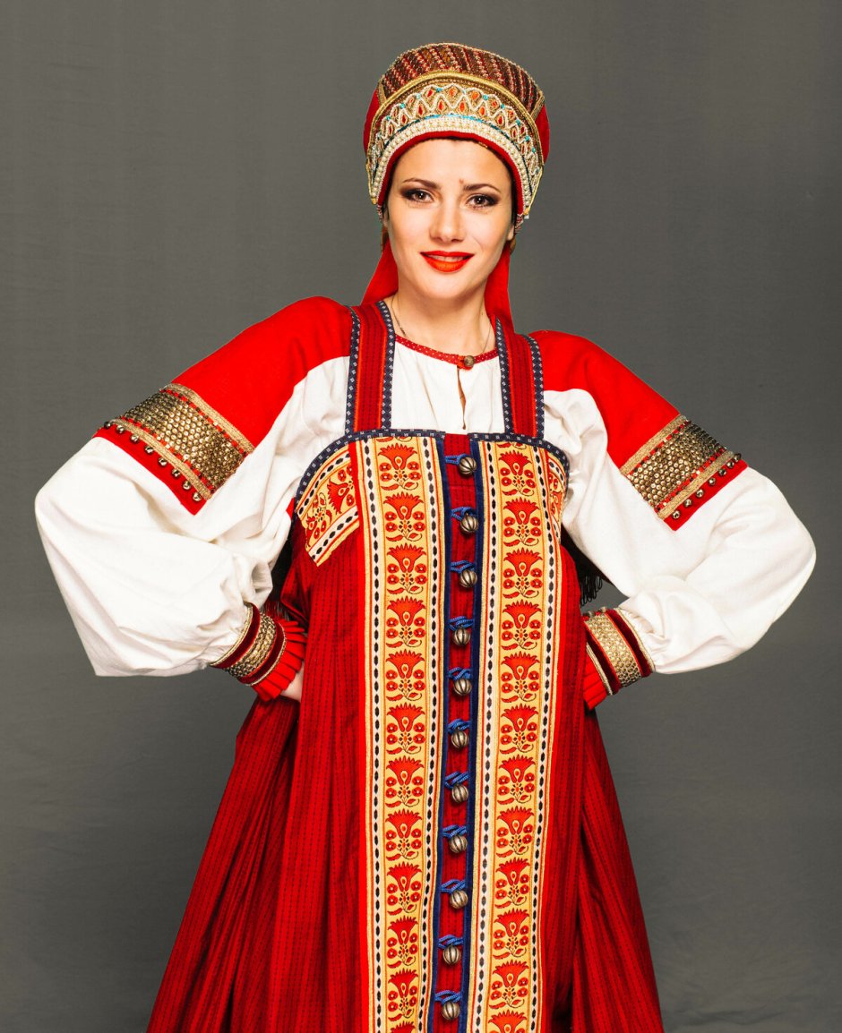 Русский народный костюм Тамбовской губернии 20 века