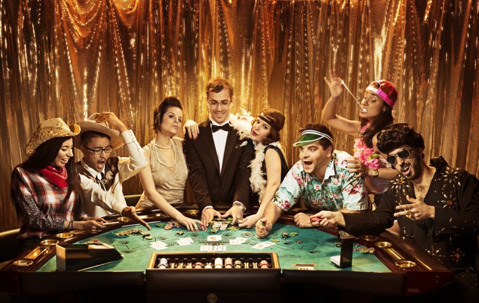 Покерная вечеринка в стиле