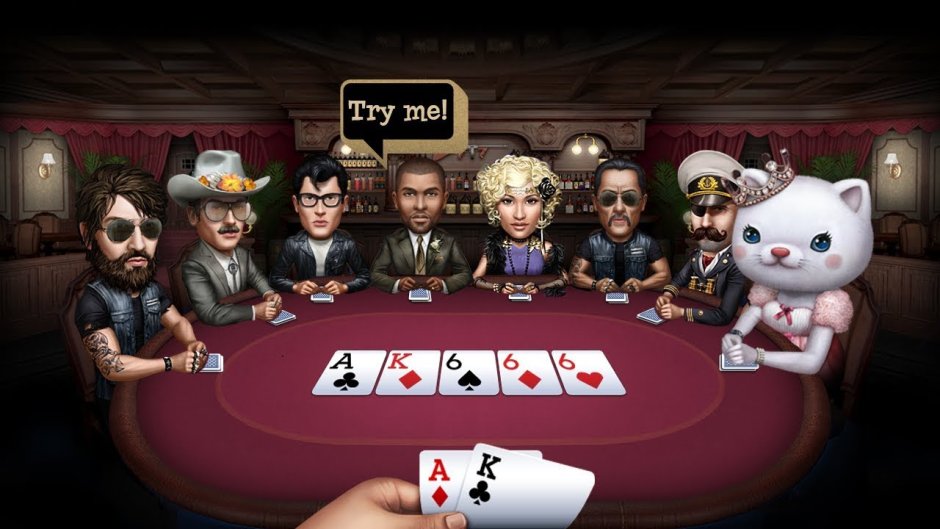Игрок в Покер арт