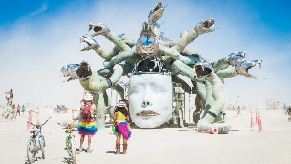 Фестиваль в пустыне Невада Burning man 2021