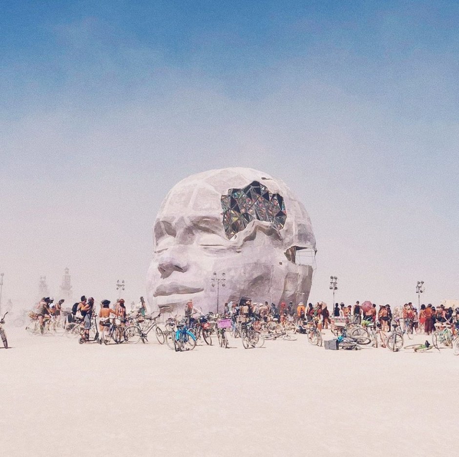 Фестиваль в пустыне Невада Burning man 2020