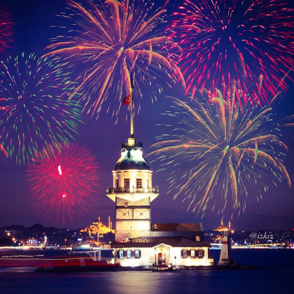 Новый год в Турции Босфор