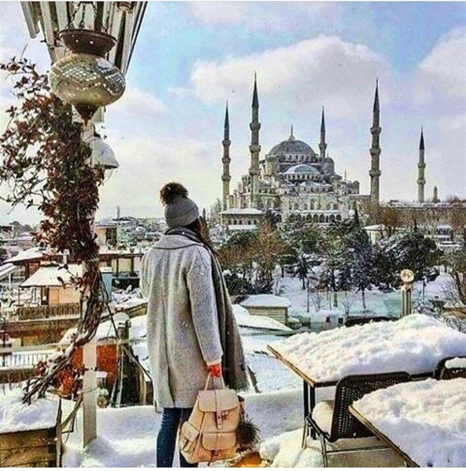 Султанахмет Стамбул зима
