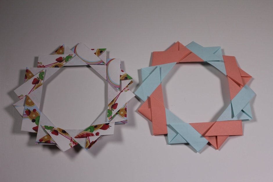 Оригами восьмерка