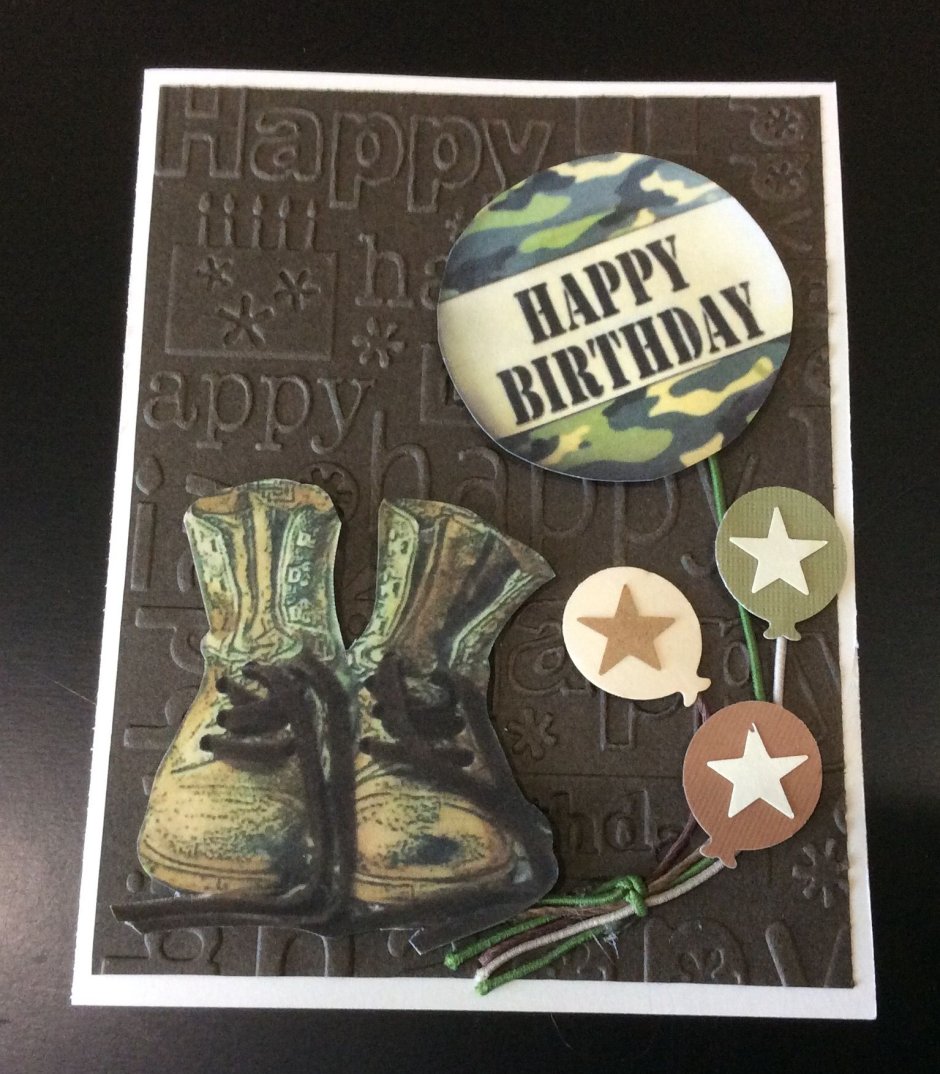 Открытки Happy Birthday Military