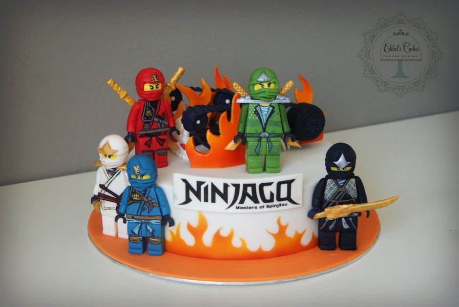 Лего Ниндзяго фигурки на торт