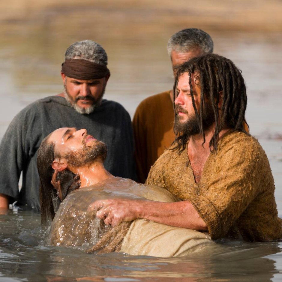 Иоанн Креститель крещение Иисуса икона