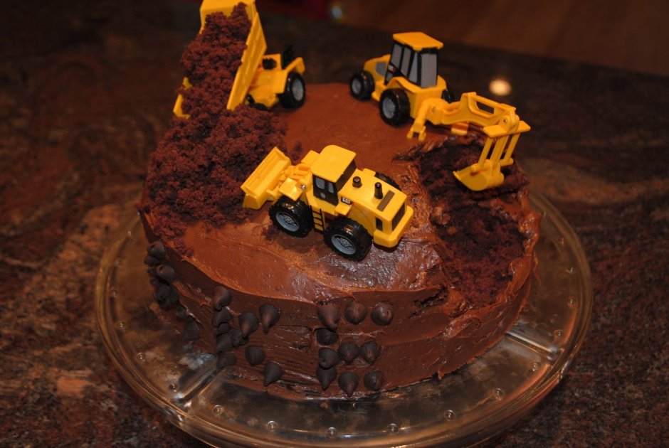 Тортик в виде трактора