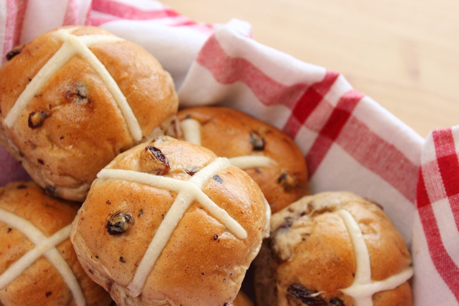 Крестовые булочки hot Cross buns