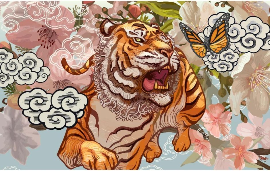 Тигр плакат