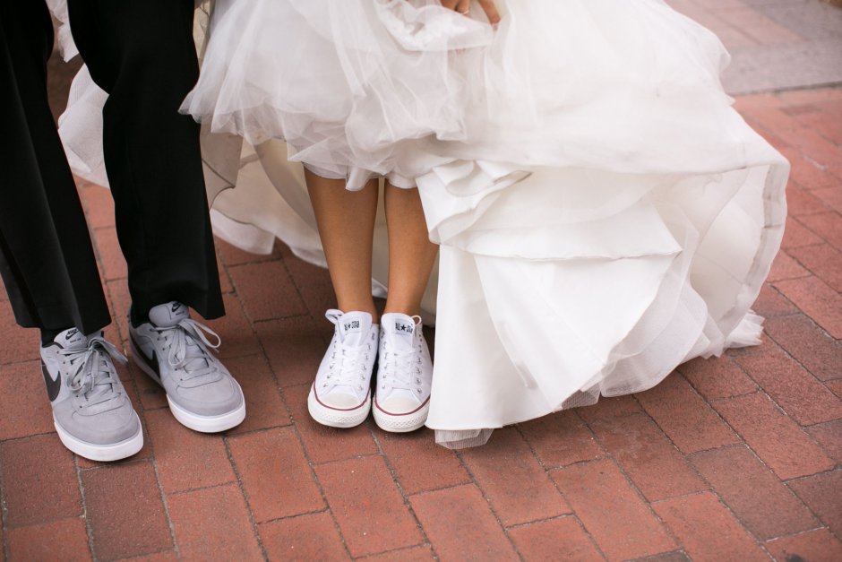 Свадебные кроссовки